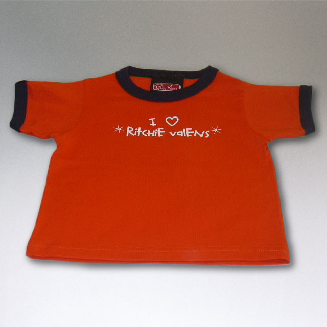 Toddler Ringer T-Shirt Orange and Navy